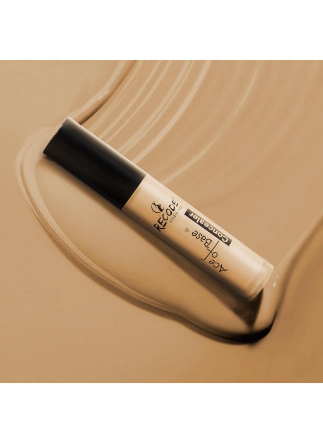 Concealer comes with Natural Matte Finish & Blendable High Coverage Formula, Waterproof & Lightweight, Shade 03 Light Medium, 6ml