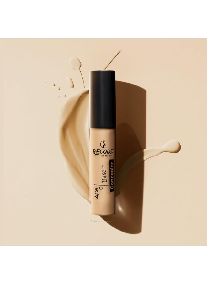 Concealer comes with Natural Matte Finish & Blendable High Coverage Formula, Waterproof & Lightweight, Shade 03 Light Medium, 6ml