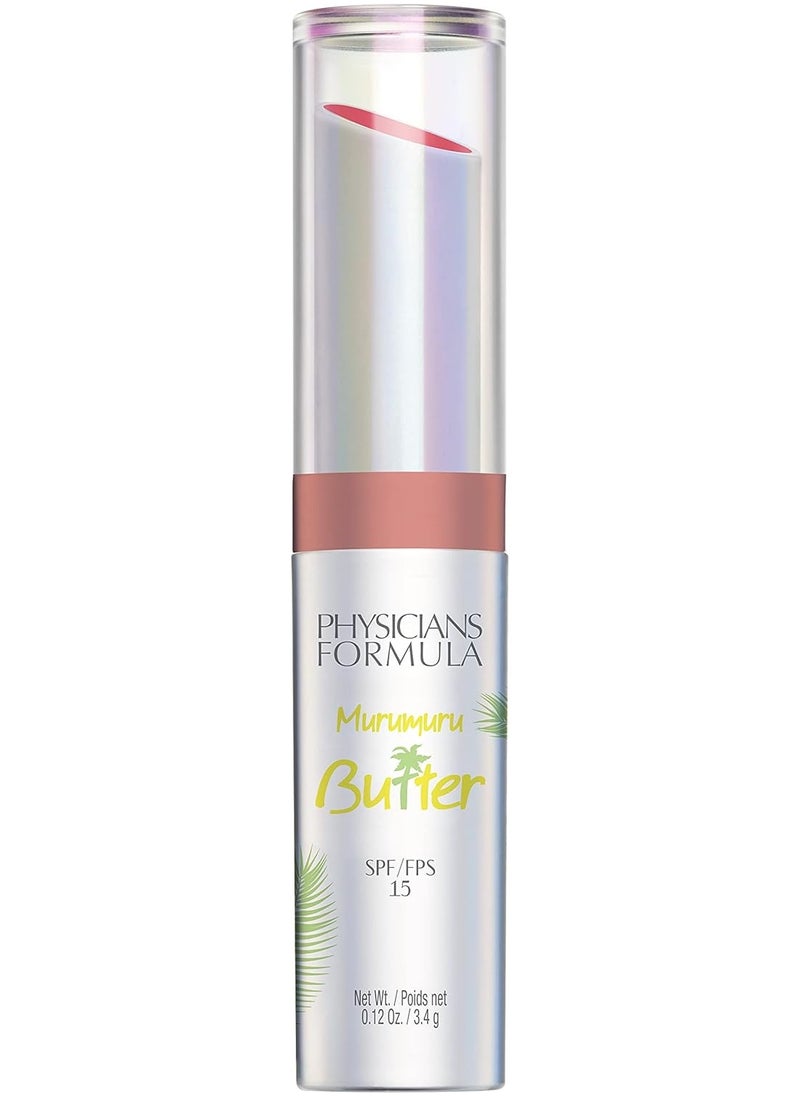 Murumuru Butter Lip Cream Creamy Lipstick with Moisturizing Tucuma Cupuaçu and Murumuru Butter Blend Essential Fatty Acids and Protective SPF 15  Samba Red