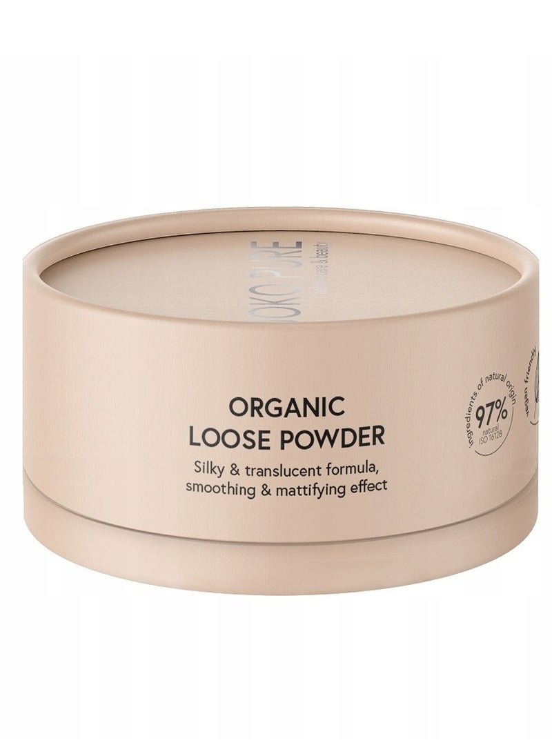 Organic Loose Powder Silky and Translucent Formula Smoothing and Mattifying Effect
