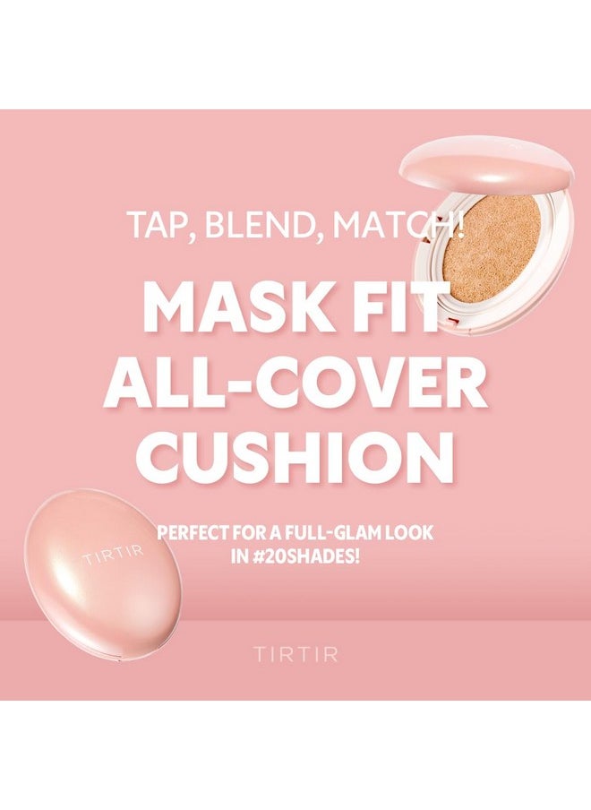 TIRTIR Mask Fit Mini Cushion [TIRTIR] Mask Fit Mini Cushion, Main Unit, 0.2 oz (4.5 g) (ALL COVER 17C) by HobbyOne Japan