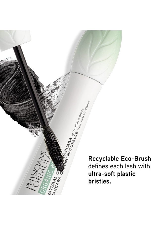 Organic Mascara By Physicians Formula Organic Wear All Natural Origin Mascara, Organic Makeup, Black, Dermatologist Test