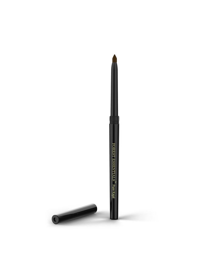 Forest Essentials Earth Brown Gulaab Khaas Kajal Pencil, Matte Finish (0.3G)