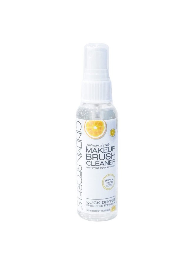 Cinema Secrets Professional Makeup Brush Cleaner Spray, 2 fl oz, Lemon