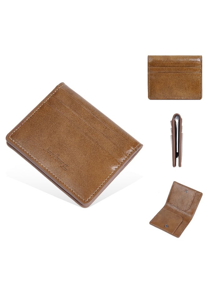 Men's Short Wallet Business Multi-card Wallet Multi-function Thin Simple Card Bag