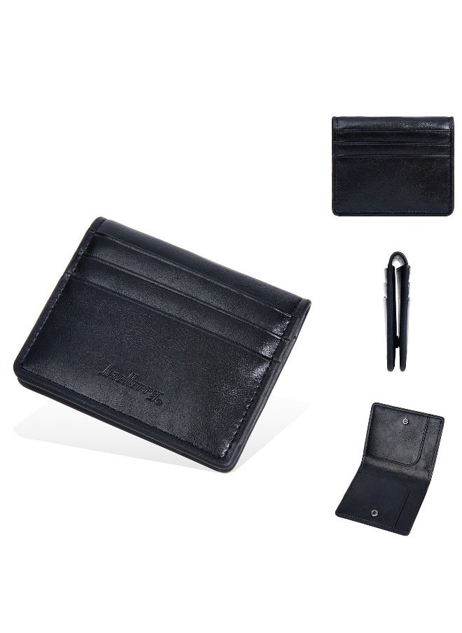 Men's Short Wallet Business Multi-card Wallet Multi-function Thin Simple Card Bag