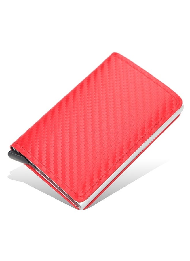 Men's Card Bag Card Sleeve Anti-degaussing RFID Wutomatic Card Men's Bank Card Clip Wallet