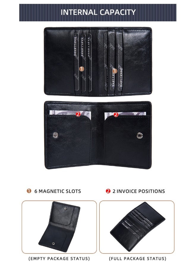 Men's Short Wallet Business Multi-card Wallet Multi-function Thin Simple Card Bag