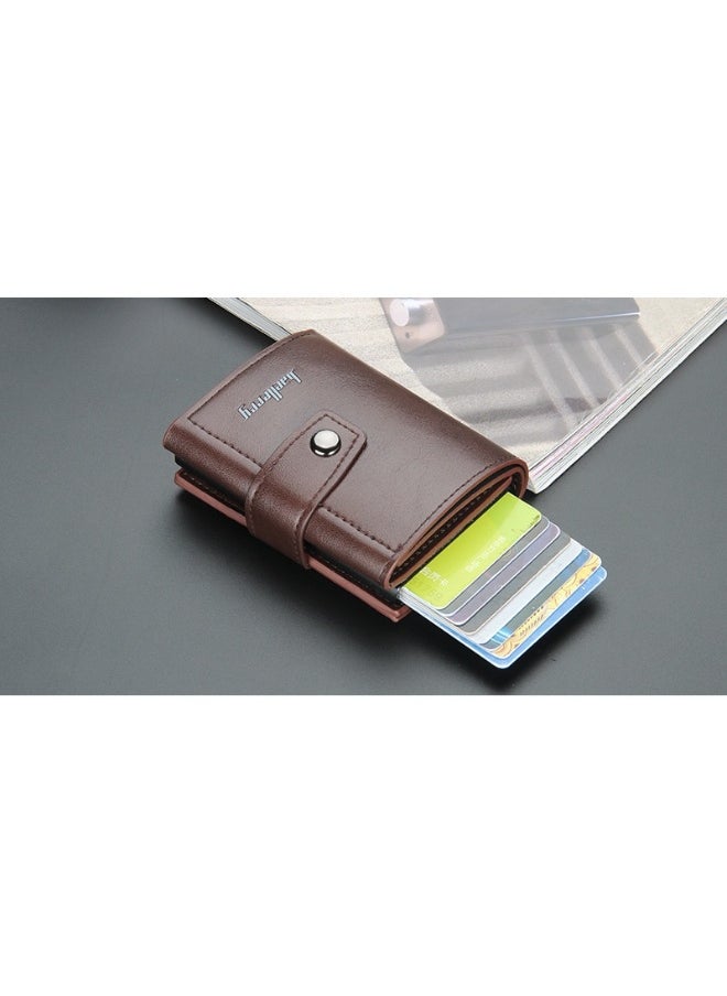 Men's Card Bag Anti-degaussing Aluminum Box Advanced Sense Multi-function Card Clip Multi-card Card Sleeve