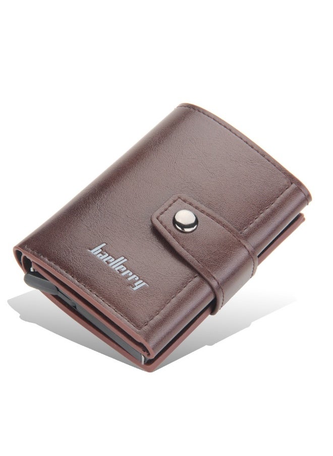 Men's Card Bag Anti-degaussing Aluminum Box Advanced Sense Multi-function Card Clip Multi-card Card Sleeve