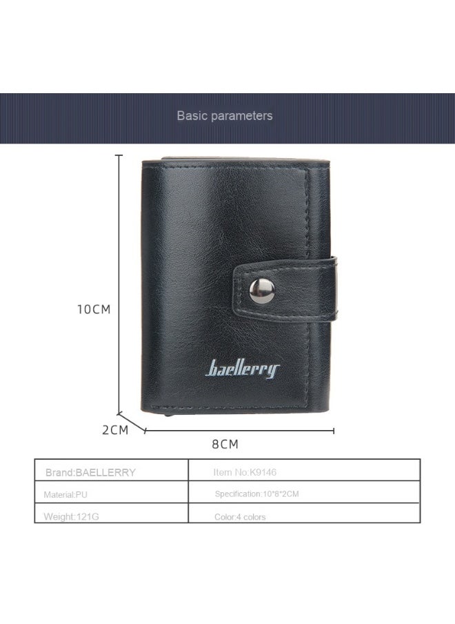 Men's Card Bag Anti-degaussing Aluminum Box Advanced Sense Multi-function Card Clip Multi-card Card Sleeve