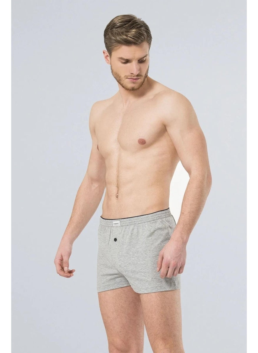 Men's 100% Cotton Buttoned Combed Cotton Boxer