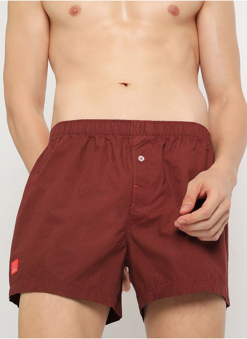 Mens Cotton Boxers Multipack Soft Breathable Underwear for Men Loose Fit Comfortable Boxer Shorts for Daily Wear Size-S-XL (Kexfe)