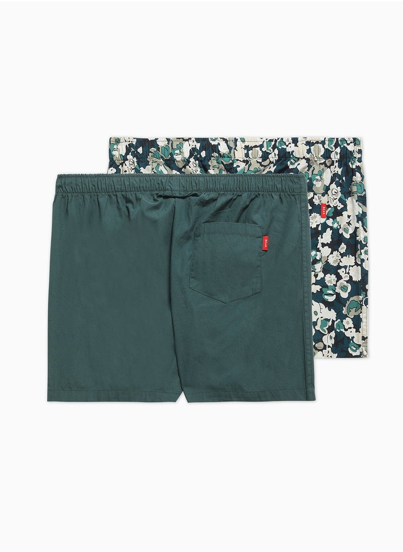 Mens Cotton Boxers Multipack Soft Breathable Underwear for Men Loose Fit Comfortable Boxer Shorts for Daily Wear Size-S-XL (Dohner)