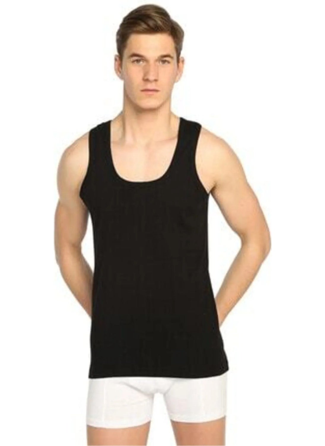 Passion 0101-16 Men's Mixed Color 6-Piece Undershirt