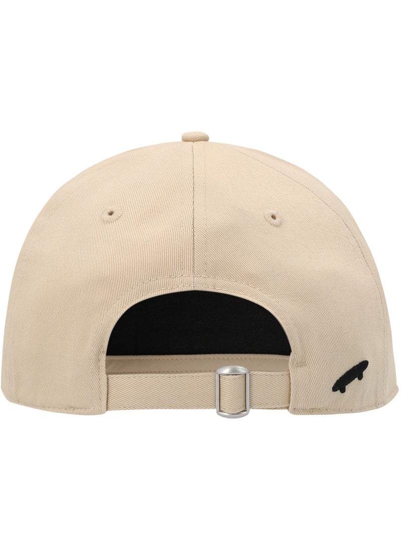 Termit Beige Baseball Cap – One Size Cotton Summer Hat for Kids & Teens, Breathable & Lightweight, Minimalist Unisex Design for Sporty or Casual Looks