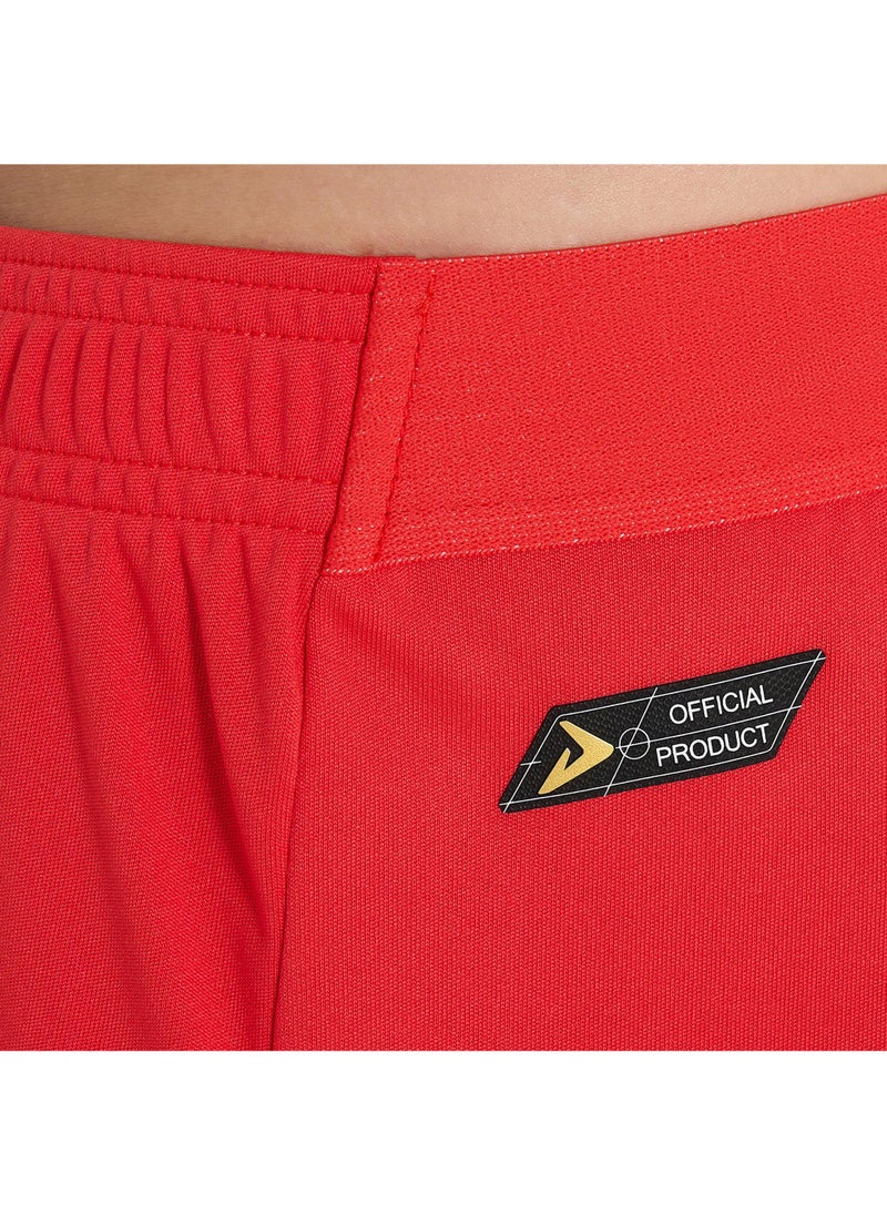 Men's Soccer Shorts Ultimate Sho Red, Demix, MOVI Wick Moisture-Wicking Technology, Adjustable Waistband, Comfortable and Durable for Football Training and Matches
