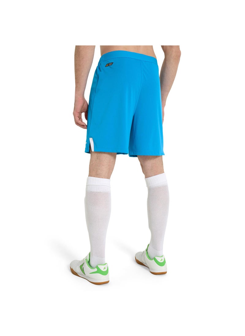 Men's Soccer Shorts Ultimate Sho Bright Blue, Demix, MOVI Wick Moisture-Wicking Technology, Adjustable Waistband, Durable and Comfortable for Football Training and Matches