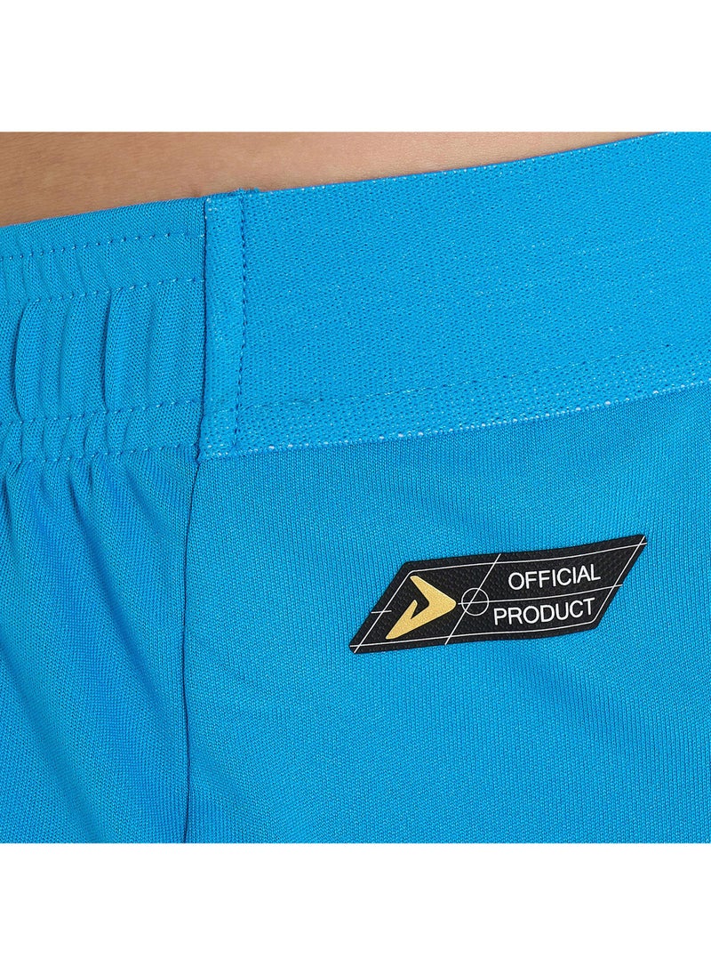 Men's Soccer Shorts Ultimate Sho Bright Blue, Demix, MOVI Wick Moisture-Wicking Technology, Adjustable Waistband, Durable and Comfortable for Football Training and Matches