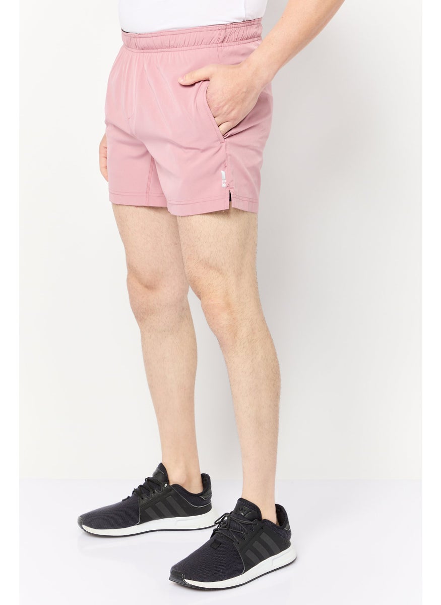 Men 5 Insane Sportswear Fit Training Shorts, Old Rose