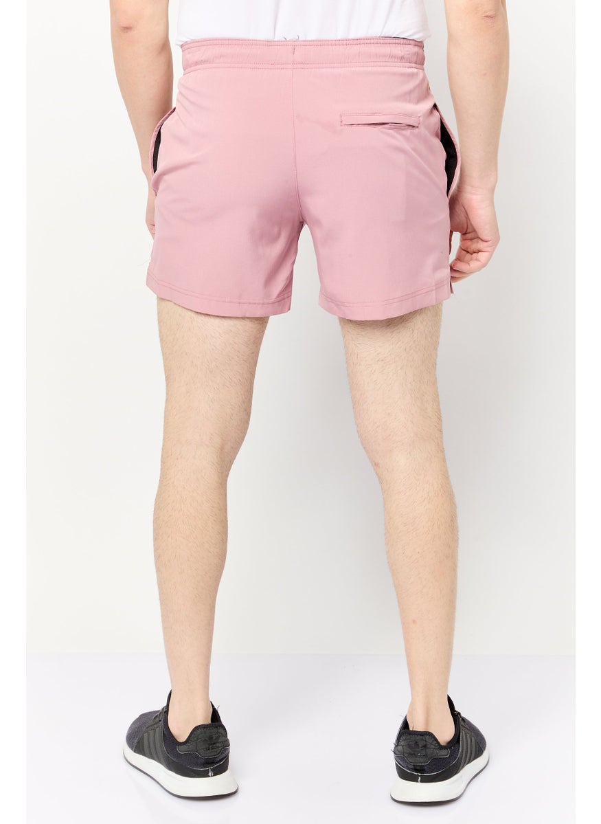 Men 5 Insane Sportswear Fit Training Shorts, Old Rose