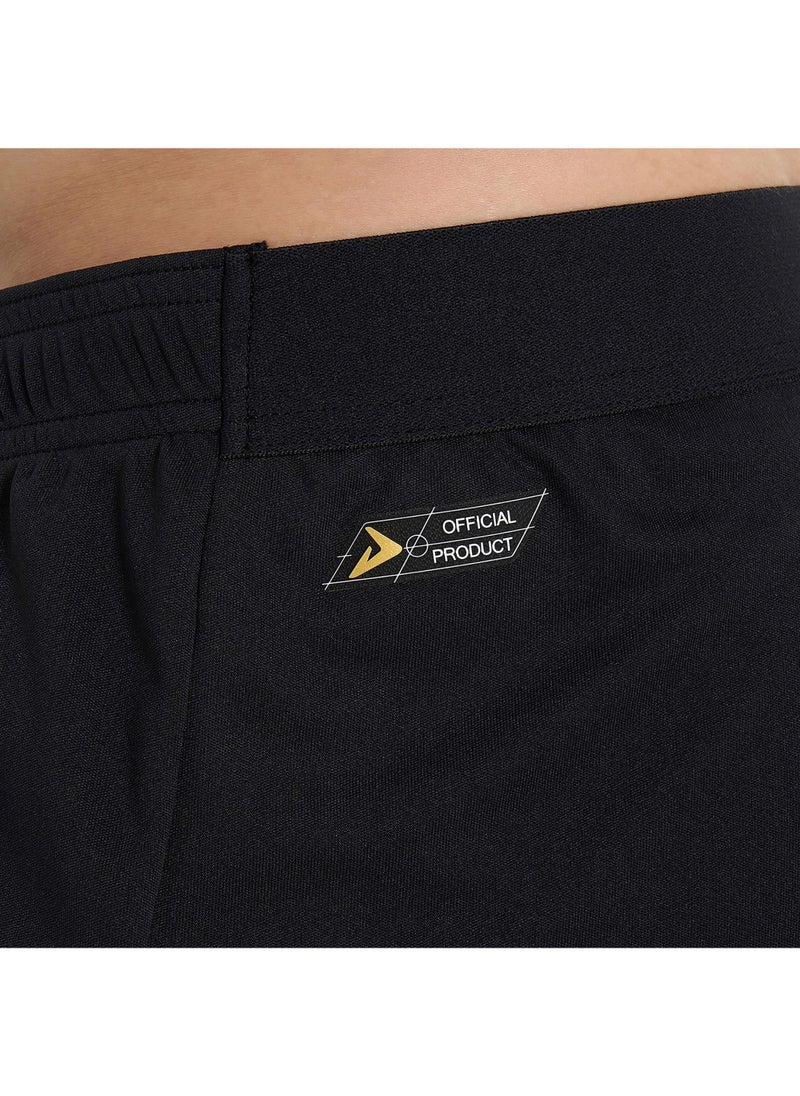 Men's Soccer Shorts Ultimate Sho Black, Demix, MOVI Wick Moisture-Wicking Technology, Adjustable Waistband, Comfortable and Durable for Football Training and Matches