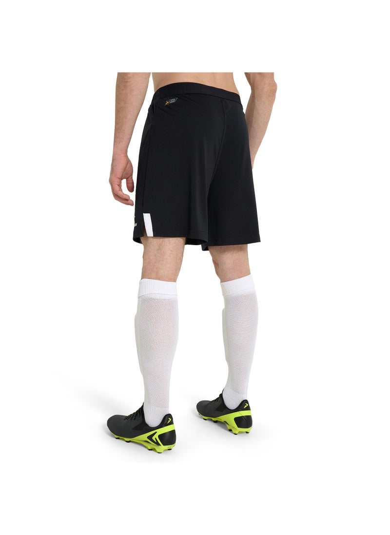 Men's Soccer Shorts Ultimate Sho Black, Demix, MOVI Wick Moisture-Wicking Technology, Adjustable Waistband, Comfortable and Durable for Football Training and Matches