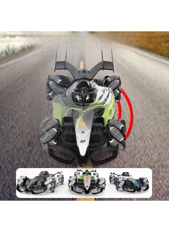 Gesture Induction Remote Control Racing F1 Equation Spray Stunt Car RC Drift Racing 4WD Off-road Vehicle Toy-Color:F1 Spray Racing  Remote Control + Watch-Chinese Color Box-Proportion:1 Set Of Rechargeable Lithium Batteries (can Play For 30 Minutes)
