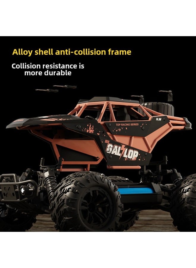 RC Remote Control Off-road Vehicle Toy Car Charging Electric Professional High-speed Four-wheel Drive Climbing Car Boy Children Racing Gift-Colour: Alloy Body 1:16 High Speed Rc Off-road Vehicle-70km-Proportion:1:16