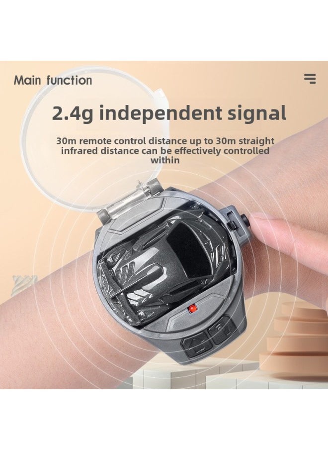 TikTok Internet Celebrous Watch Remote Control Car Electric Mini Car Social Children Boys And Girls Friends Toy Gift-Specifications: Alloy Large G Silver
