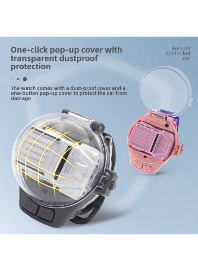 TikTok Internet Celebrous Watch Remote Control Car Electric Mini Car Social Children Boys And Girls Friends Toy Gift-Specifications: Alloy Large G Silver