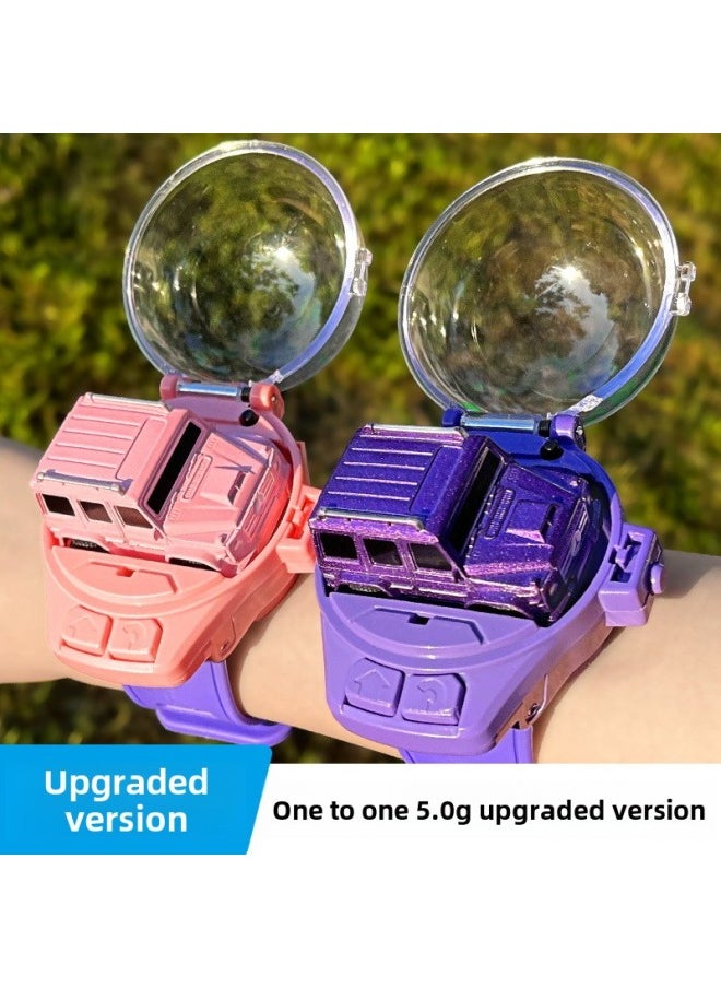 TikTok Internet Celebrous Watch Remote Control Car Electric Mini Car Social Children Boys And Girls Friends Toy Gift-Specifications: Alloy Large G Silver