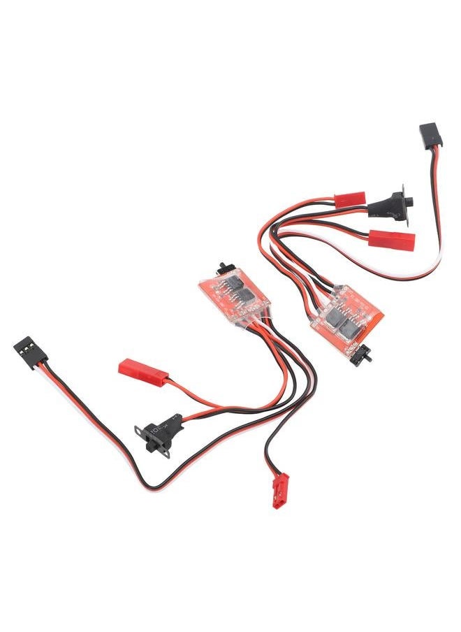 2Pcs RC Brushed Electric Speed Controller 30A Reliable Mini Stable ESC for 1/16 1/18 1/24 Car Boat