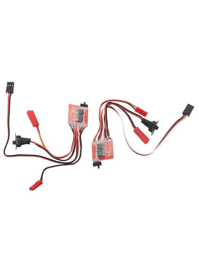 2Pcs RC Brushed Electric Speed Controller 30A Reliable Mini Stable ESC for 1/16 1/18 1/24 Car Boat