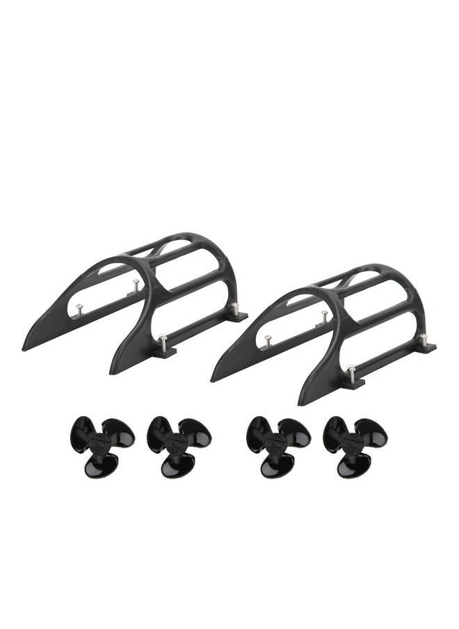 RC Boat Propellers + Water Grass Filter Cover Accessory Kit Fits for Flytec V007