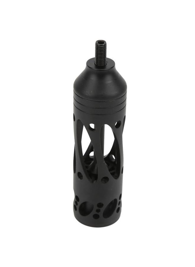 TP617 5 Inch Compound Recurve Bow Stabilizer Aluminum Alloys Shock Absorber Black