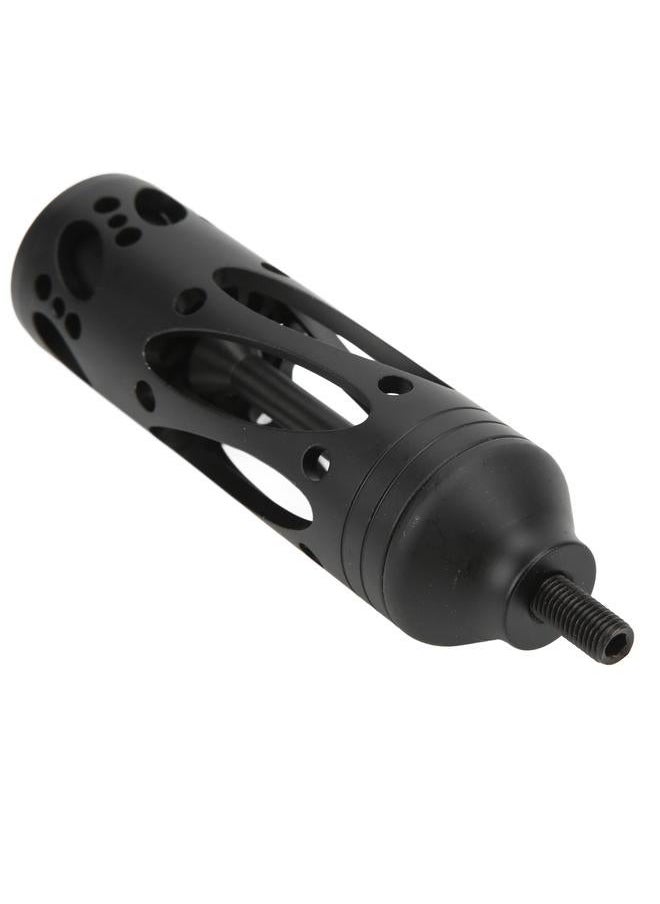 TP617 5 Inch Compound Recurve Bow Stabilizer Aluminum Alloys Shock Absorber Black