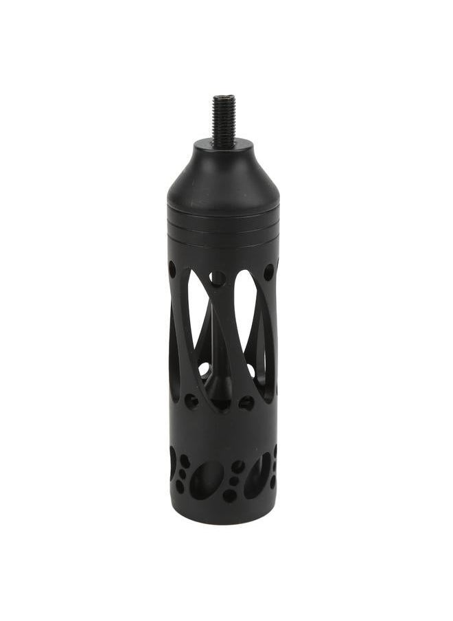 TP617 5 Inch Compound Recurve Bow Stabilizer Aluminum Alloys Shock Absorber Black
