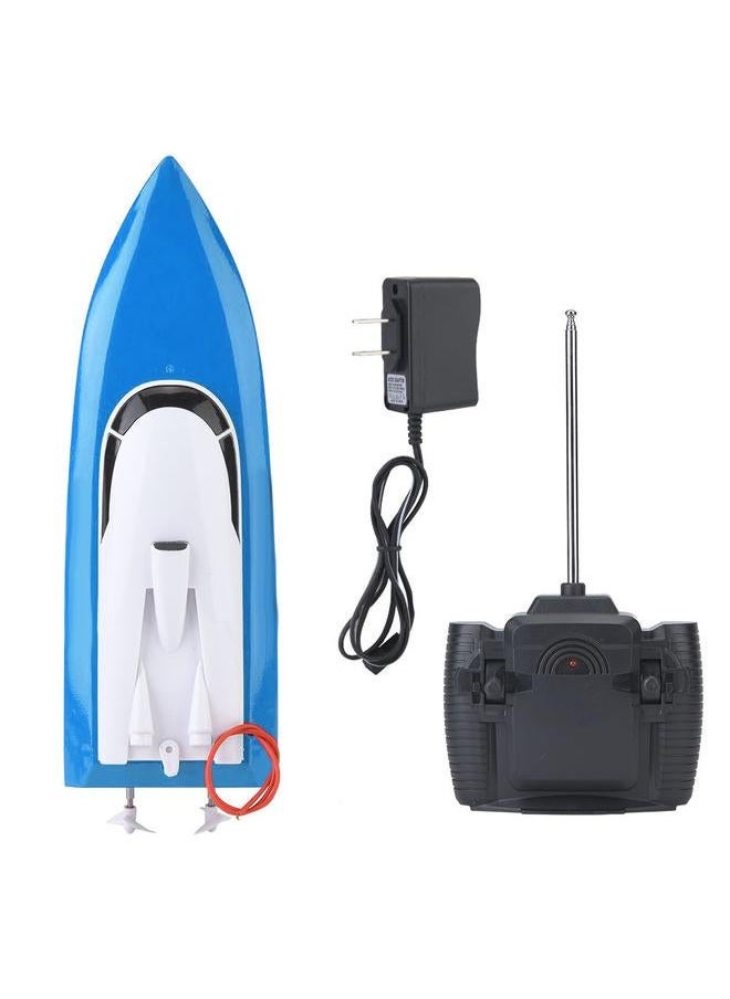 2.4GHz RC Remote Control Boat Speedboat Toy Model Water Speed (Blue)