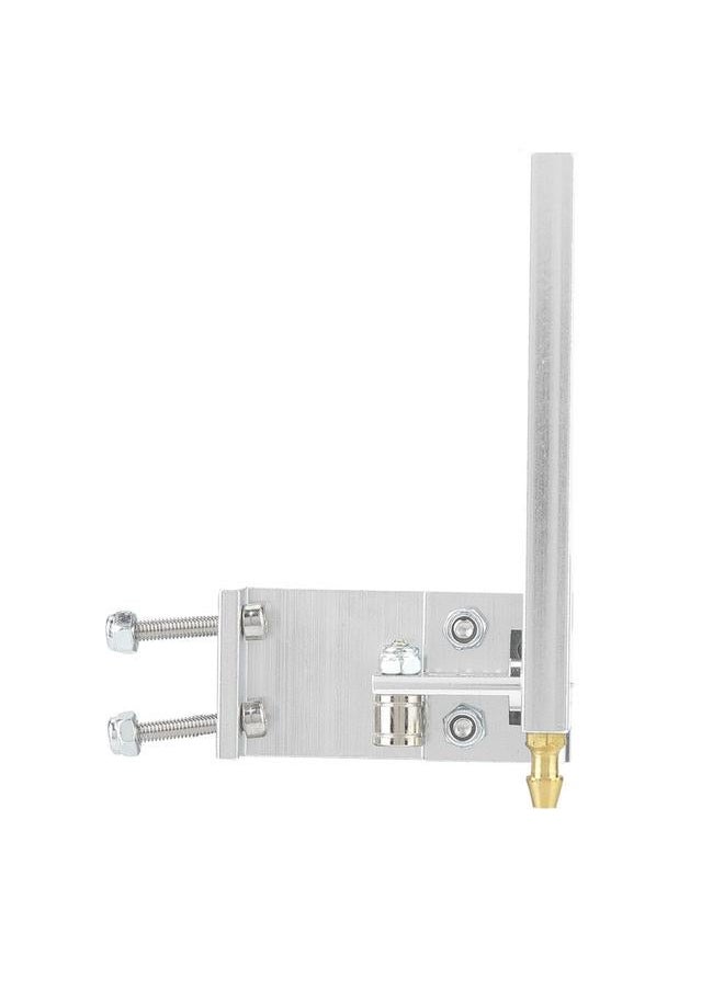 Aluminum Rudder with Water Pickup Inlet for RC Racing Electric Boat Model Marine (Silver, 95mm)