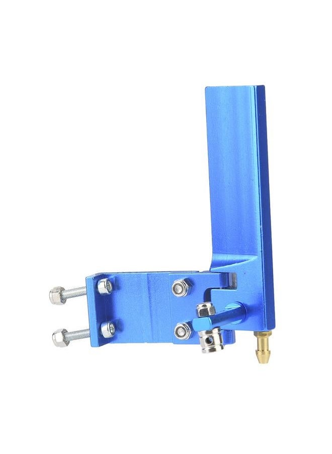 Aluminum Rudder with Water Pickup Inlet for RC Racing Electric Boat Model Marine (Blue, 95mm)