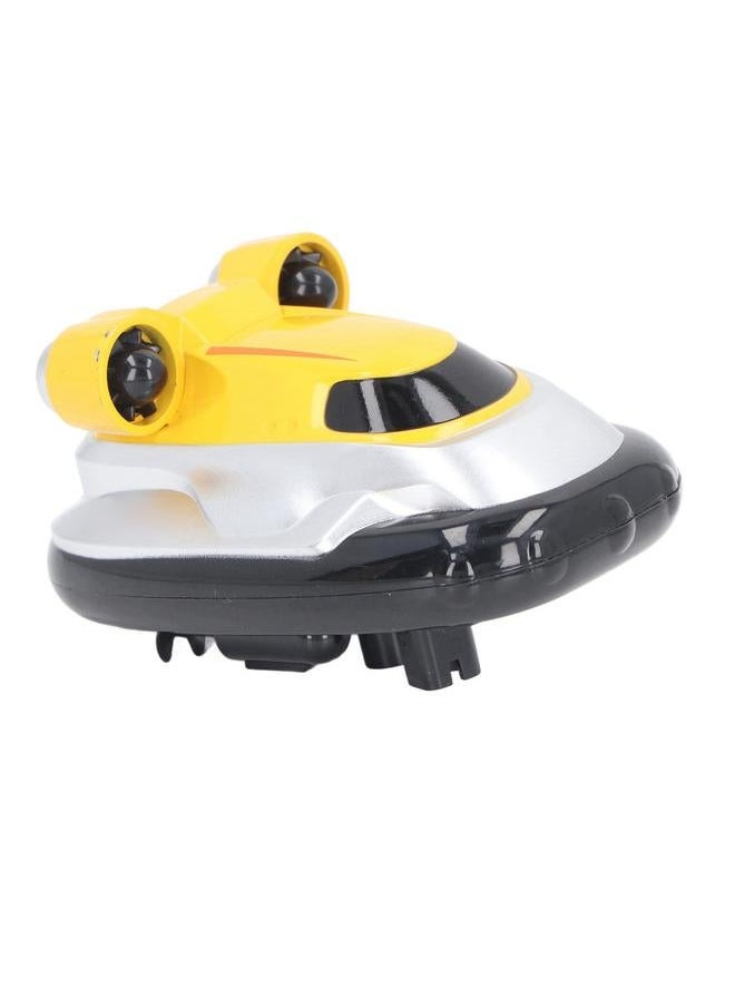 Remote Control Air Cushion Boat High Speed Strong Power Summer Water Fun Toy for Kids Yellow