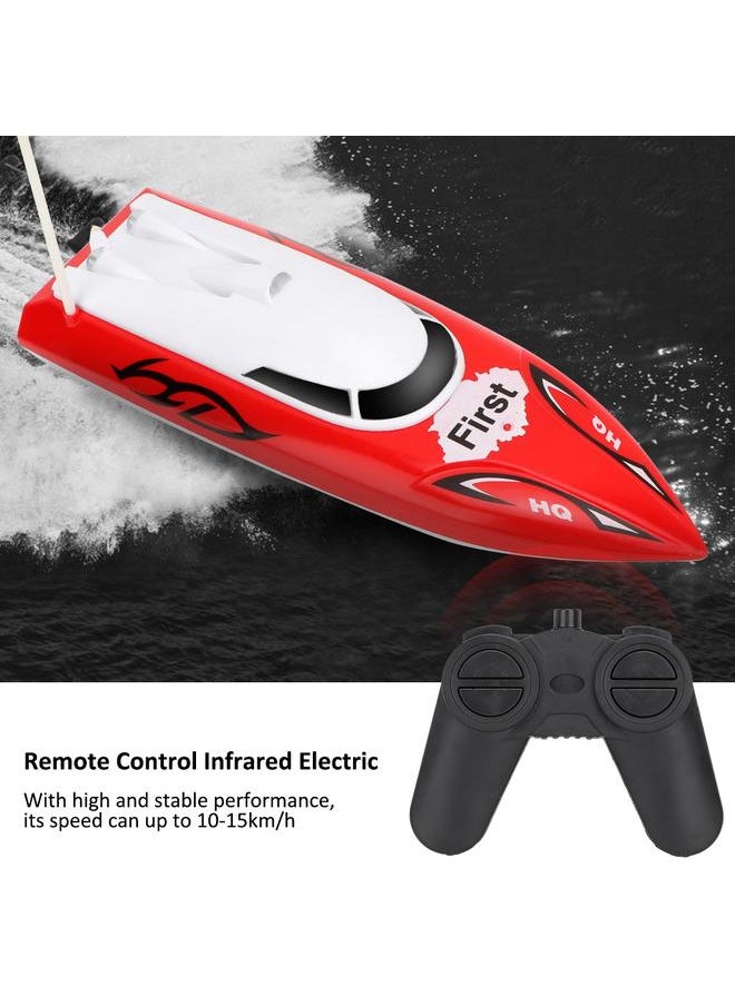 Flytec 2011-15A Remote Control Mini Infrared Boat Model Electric RC Racing Speedboat Toy