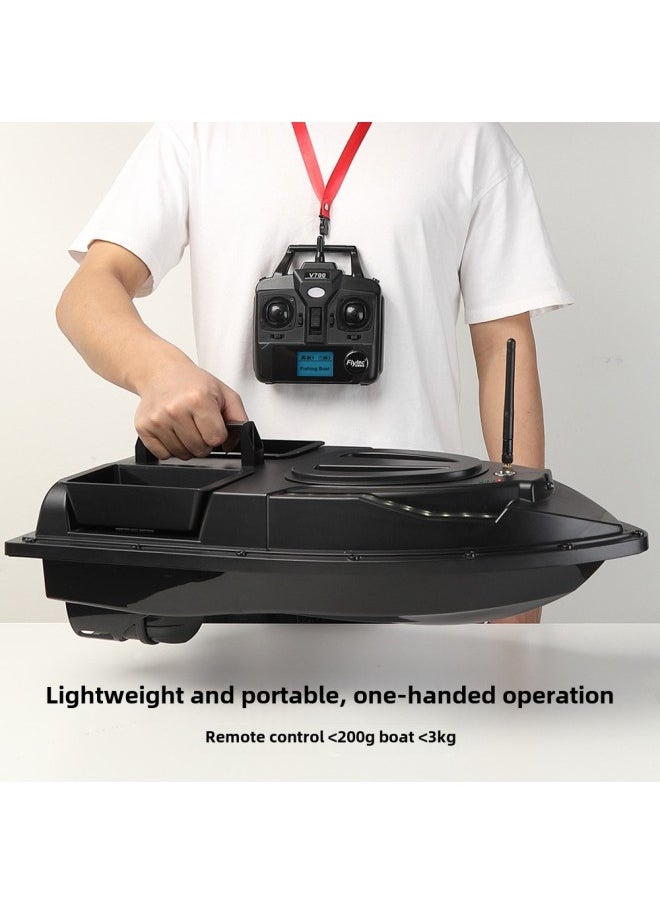 Intelligent Wireless Nesting Ship Turn Signal Constant Speed Cruise 500 Meters Remote Baiting Hook Remote Control Ship-Color:V700 Regular Version 5200mah-Specifications:European Gauge Charger