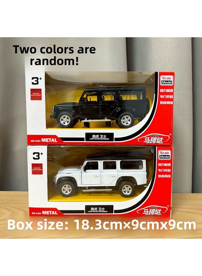 1:36 Genuine Mercedes-Benz BMW Simulation Alloy Car Model Can Open The Door Back Force Alloy Sports Car Model Children's Toys-Color:554006Land Rover Guard