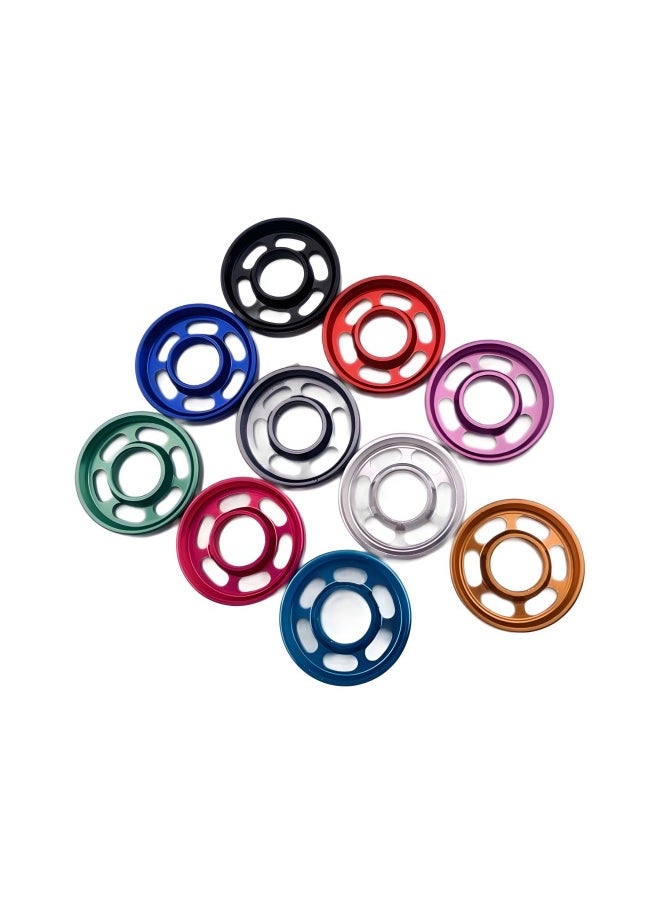 Homemade Mini Four-wheel Drive Accessories Color 13mm Aluminum Alloy Guide Wheel Single Price-Color:Royal Blue