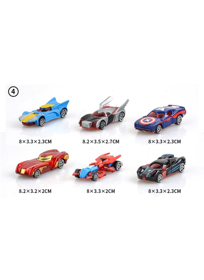 1:64 Children's Simulation Alloy Toy Car Series Boy Puzzle Ornaments Car Gift-Color:05#Alloy Car (random)