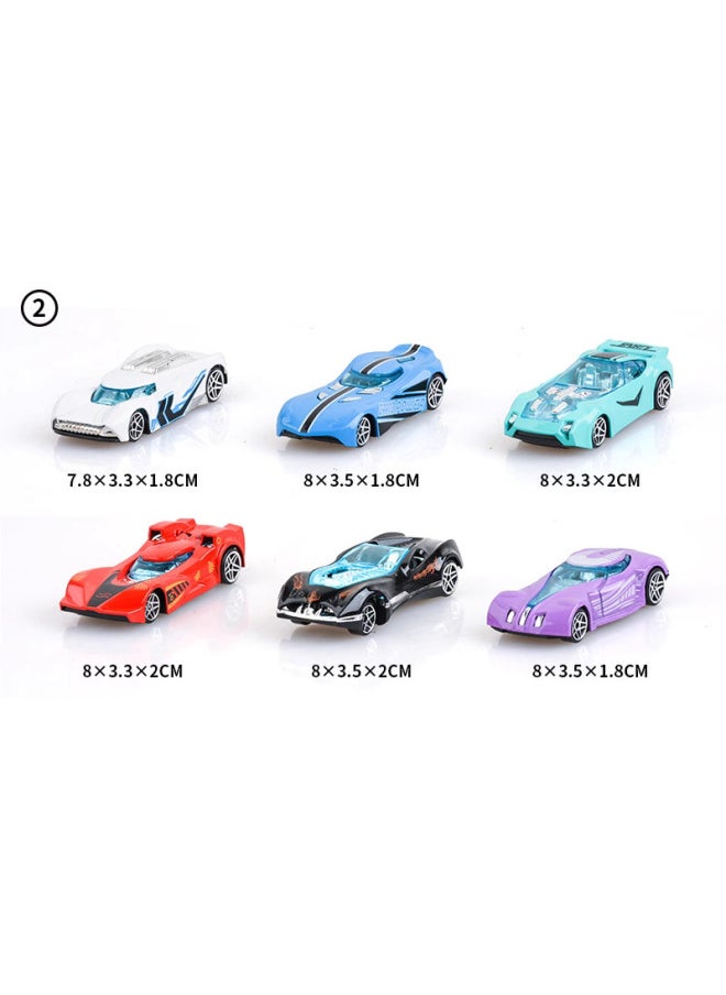 1:64 Children's Simulation Alloy Toy Car Series Boy Puzzle Ornaments Car Gift-Color:03#Alloy Car (random)