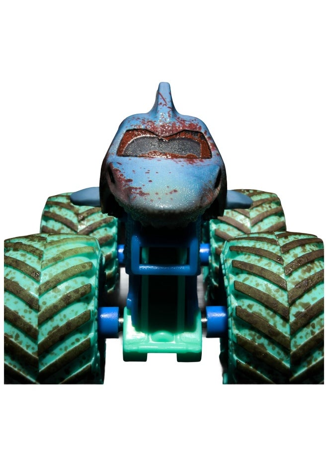 Monster Jam Mud Blasters Megalodon Truck Die-cast Vehicle (1:64, 8 cm)