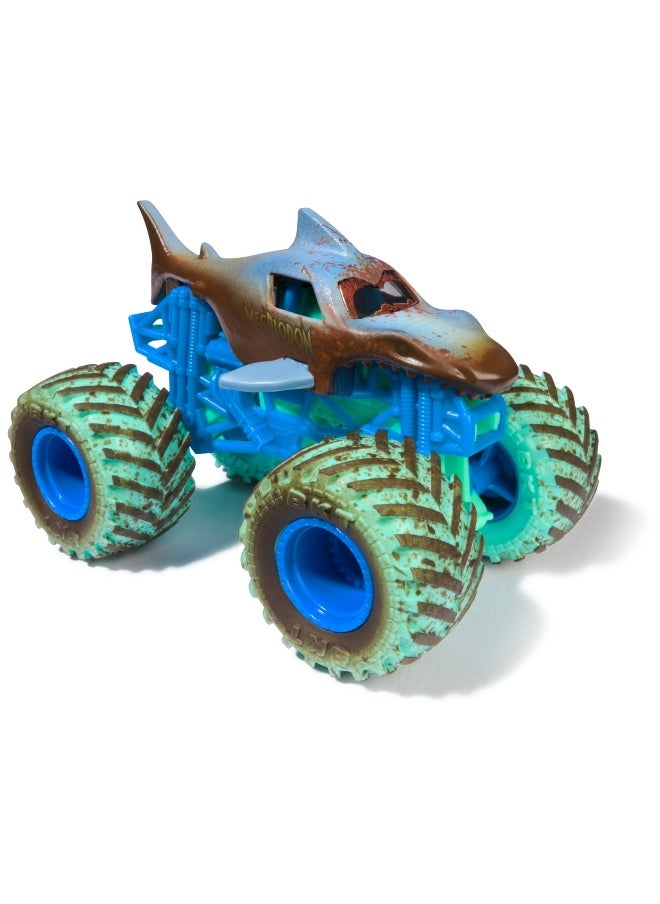 Monster Jam Mud Blasters Megalodon Truck Die-cast Vehicle (1:64, 8 cm)